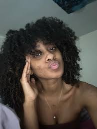 big ahh hair & a raw face 🤍✨