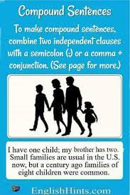 These words are formed by either adding a. Compound Sentences Examples And Practice