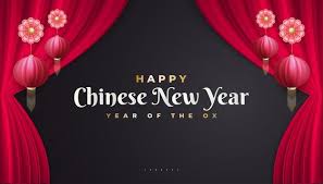 See more ideas about lunar new, newyear, lunar. Premium Vector Chinese New Year 2021 Year Of The Ox Lunar New Year Greeting Banner With Lantern Flowers And Curtains On Black Background