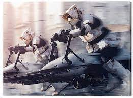 Wenn sie star wars aesthetic sagen. Leinwand Poster Bilder Star Wars The Mandalorian Troopers Wanddekorationen Europosters