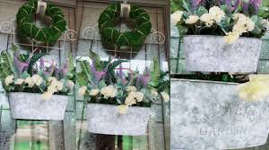 From garden markers to container gardening ideas, there are plenty of creative and cheap projects for your garden and backyard space. Diy Dollar Tree Front Door Floral Decor Diy Moss Wreath Diy Aged Loo Dollar Tree Diy Dollar Tree Flowers Diy Floral Decor
