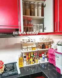 Kabinet dapur terkadang menjadi sorotan dari suatu kitchen set karena bagian ini merupakan bagian yang terpenting dari kitchen set dan kabinet ini merupakan juga salah satu inti dari suatu kitchen set yang anda miliki di rumah. Dunia Deko 24 Contoh Cara Susun Bekas Tupperware Dan Facebook