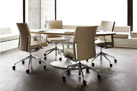 Our stylish, high quality boardroom tables feature materials ranging from the latest textured woodgrains to reclaimed wood to various color glass tops to luxurious carrera marble. Modern Conference Chairs Ambience Dore