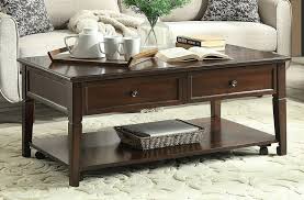 Coffee table in jacaranda with glass top and shelf underneath by. Acme 80254 Darby Home Co Eppler Malachi Walnut Finish Wood Lift Top Coffee Table With Storage