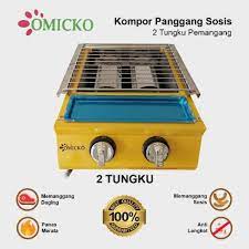 Demo mesin panggangan sate, pemanggang sosis dan mesin serbaguna untuk memanggang apa saja, misalnya sate, sosis Kompor Panggangan Sosis 2 Tungku Omico Random Tergantung Stok Yang Ada Free Eskulin Shopee Indonesia
