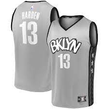 Player nike brooklyn nets nba jerseys, james harden oklahoma city thunder nba jerseys Men S Brooklyn Nets James Harden Fanatics Branded Charcoal 2020 21 Fast Break Replica Jersey Statement Edition