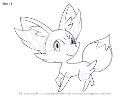 Learn How To Draw Fennekin From Pokemon Pokemon Step By Step Drawings Pokemon Drawings Art Tutorials