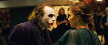 Still Of Heath Ledger And Maggie Gyllenhaal In The Dark Knight Dark Knight Comics Batman The Dark Knight Dark Knight