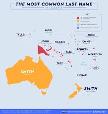 Looking for the perfect name for your little one? Fascinating Map Reveals The Most Common Surnames In Every Country Popular Last Names Surnames Map