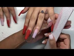We've just made your life. Red Coffin Sweater Accent Acrylic Nail Youtube