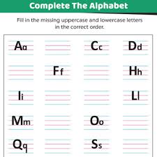 The free printable downloads can be used . Missing Letters Alphabets Worksheets For Kids Free Printable Momjunctions