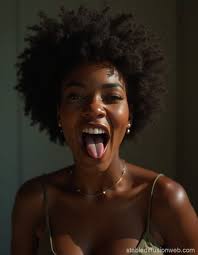 a very beautiful curvy mature african american giantess with a dead  miniature man inside mouth Prompts | Stable Diffusion Online