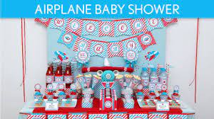 Airplane Baby Shower Ideas Airplane S1 Youtube