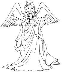 There are tons of great resources for free printable color pages online. Free Printable Angel Coloring Pages For Kids Christmas Coloring Pages Angel Coloring Pages Coloring Book Pages