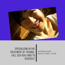 Introducing our newest associate, Nadia Yang, LCSW. Nadia specializes in  the treatment of trauma, anxiety, and mood disorders. Fun fact: she's  fluent in Mandarin Chinese!