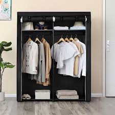 Wenn es darum geht, den abstellraum, den keller oder die garage einzurichten, bieten sich funktionale kellerregale an. Kleiderschrank Mit 2 Stangen Faltbar 140 X 43 Kaufland De