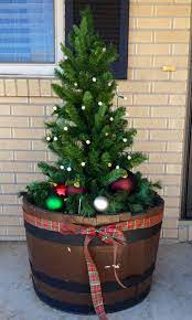 Outdoor Christmas Container Garden Christmas Pot Ideas Christmas Tree Container Outdoor Christmas Planters Christmas Planters
