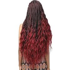 Shop bobbi boss crochet hair at low prices. Bobbi Boss Synthetic Pre Feathered Braid 3x King Tips Body Wave 28 Braided Hairstyles Hair Synthetic Hair