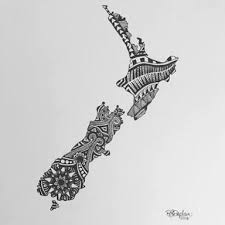 Image Result For New Zealand Tattoos Zealand Tattoo Reise Tattoo Karten Tattoos