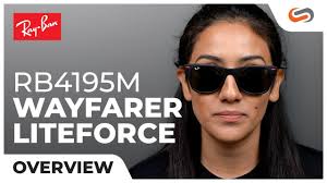 Ray ban ferrari edition wayfarer. Ray Ban Ferrari Rb4195m Wayfarer Liteforce Overview Sportrx Youtube