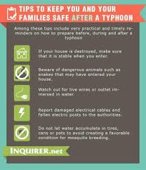 Tips To Keep You And Your Families Safe After A Typhoon Tips Your Family Safe