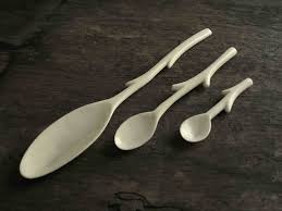 Image Of Large Bone Twig Spoon I Like That A Twig Is Carved From Bone Spoon Wood Spoon Carved Spoons