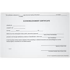 All formats available for pc, mac, ebook readers and other mobile devices. Acknowledgment Notary Certificates Simply Stamps