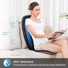 The massage chair pad perfectly massages your back as well as the neck to give you ultimate relaxation. Best Human Touch Massage Chair Comfier Shiatsu Back Massager With Heat By Andy Samuel Jr Medium
