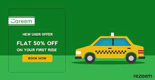 careem new user offer avail flat 50 discount on first ride careem carbookings cabs for more careem offers vouchercodes coup coding coupons promo codes