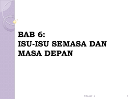 Kemajuan teknologi dan pendidikan di era globalisasi menjadi pemicu dalam pertukaran budaya di negara seluruh dunia. Pdf Bab 6 Isu Semasa Cabaran Masa Depan Chung Wei Keong Academia Edu