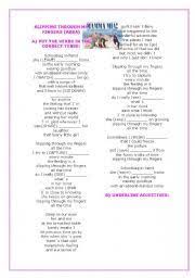Maybe you would like to learn more about one of these? Slipping Through My Fingers Abba Esl Worksheet By Marce07