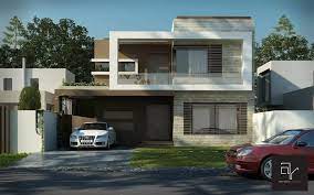 Contemporary House Design By Architects Republic 10 Marla House Small House Design Exterior Contemporary House Design 10 Marla House Plan 10 marla dream house 10 marla double unit house design home front facade building designs elevation design front facade design. 10 marla house