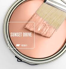 | to begin underpainting with watercolours, wet the page all the way down to the line of hills. Color Of The Month Sunset Drive Colorfully Behr