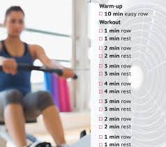 rowing machine workouts to lose weight