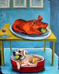 By Dana Ellyn Interesting Juxtaposition Of The Lives Of Two Animals Citacoes Vegan Veganismo Arte Animal