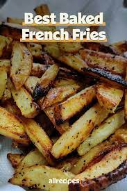 Best Baked French Fries Recipe Recipes French Fries Baked Cooking Recipes