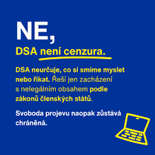 DSA. Tři písmena, která vyvolávají zbytečnou paniku. Přitom už dva roky nás  DSA chrání v online prostředí. Proč máme DSA (nařízení o digitálních  službách)? Protože to, co je nezákonné offline, by mělo