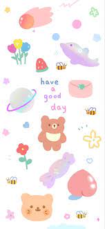 Pin Oleh Lucia Amaya Di Cute Colorful Ilustrasi Karakter Wallpaper Kartun Kartu Lucu