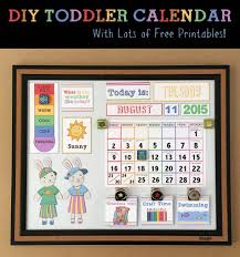 Diy Childrens Calendar By Toddler Calendar Kids Calendar