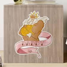 Daddy issue: Triton Sticker for Sale by queerrilla | Redbubble