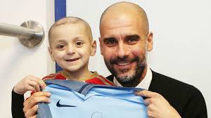 Pictures: Pep Guardiola meets Bradley Lowery