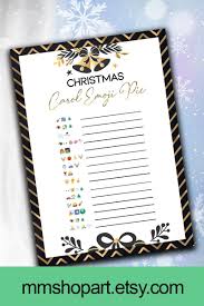 Christmas Carol Emoji Pictionary Game Christmas Printable Party Game Christmas Games Christmas Emoji Christmas Song Game Christmas Lyrics With Images Printable Christmas Games Christmas Song Games Holiday Party Games