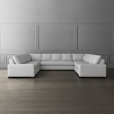 Separate them to create two loveseat options or a cozier seating arrangement in a smaller. Robertson 3 Piece U Shape Sectional Sofa Williams Sonoma