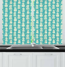 minimal ornaments kitchen curtain wayfair