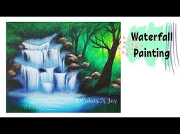 Be my patreon to join my detailed online art classes with other exclusive content like traceables for my paintings ,free roya. Waterfall Landscape Painting For Beginners Step By Step Waterfall Painting Youtube Waterfall Landscape Painting Waterfall Landscape Waterfall Painting