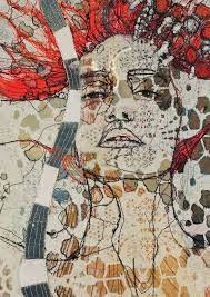 Join Me If You Dare Limited Art Print Textile Artists Embroidery Art Fabric Art