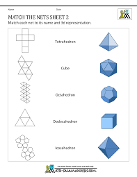 3d shapes (solids) the shapes like cube, cuboid, cylinder, pyramid, cone etc. Geometry Nets Information Page Geometry Shapes Worksheets 3d Shapes Worksheets