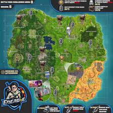 For where to follow the risky reels treasure map or find floating lightning bolts, read on. Cheat Sheet Map For Fortnite Season 5 Week 9 Challenges Fortnite Insider