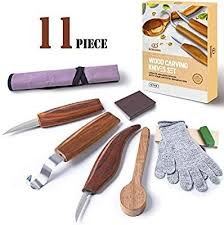 Amazon Com Wood Carving Tools Kit K Kernowo Wood Carving Knife Set With Hook Carving Chip Wood Whitt Spoon Carving Tools Wood Carving Set Wood Carving Tools