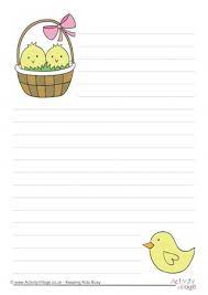 You will find these writing papers to print on this page. Easter Writing Paper